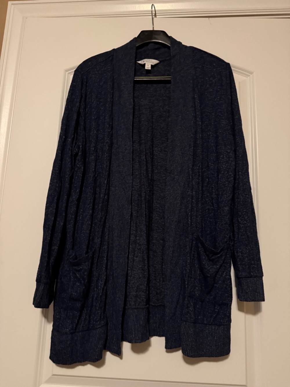 Market & Spruce ladies size XL Navy Open-Front Pocket Cardigan. Like new!